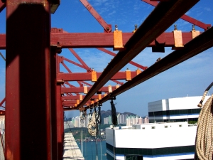 Monorail setup, Hong Kong