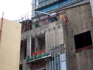 Temporary monorail repair Hong Kong